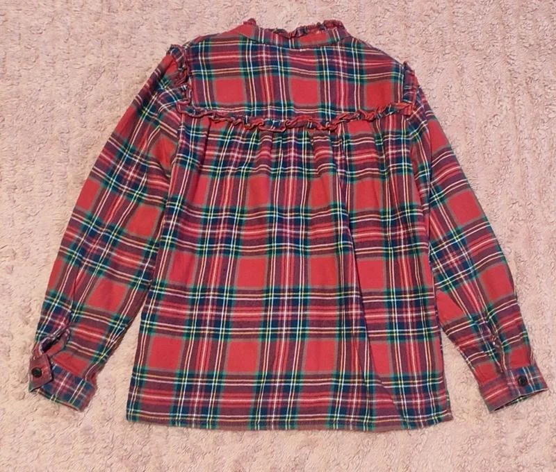 Plaid shirt for girls 116 cm – photo 2